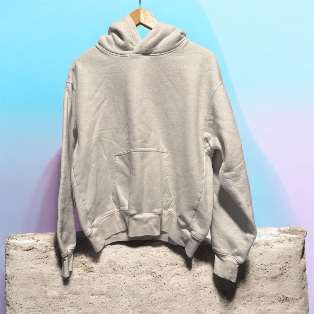 TNA Sweatfleece Pullover Hoodie in Off-White